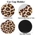 Light Leopard Four-Piece Keychain Car Steering Wheel Cover